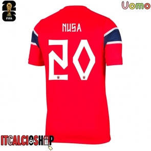 Norvegia Antonio Nusa #20 Prima Maglia Mondiali 2026 Manica Corta